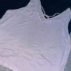 Womens light pink top (muscle tee)